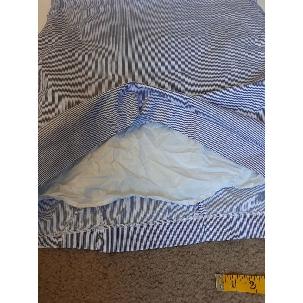 BANANA REPUBLIC TICKING STRIPED DRESS BOW  12 Contemporary  Workwear Preppy - Picture 9 of 10